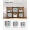 Interlocking Plastic Cube Shelving Unit for Bedroom, Living Room, and Home Storage Use